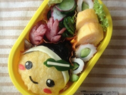 もろ丸くんお弁当(キャラ弁)